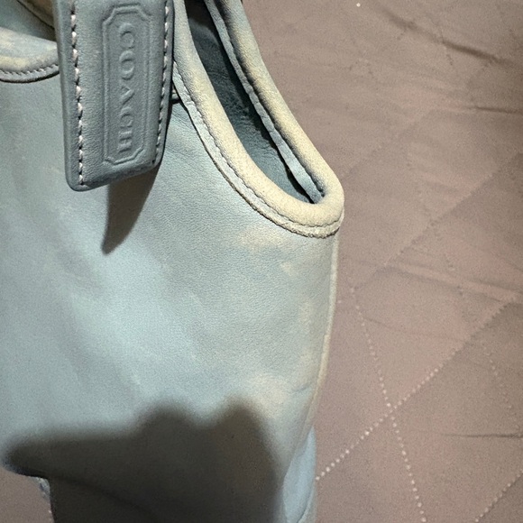 Coach Light Blue Shoulder Bag - Picture 3 of 9